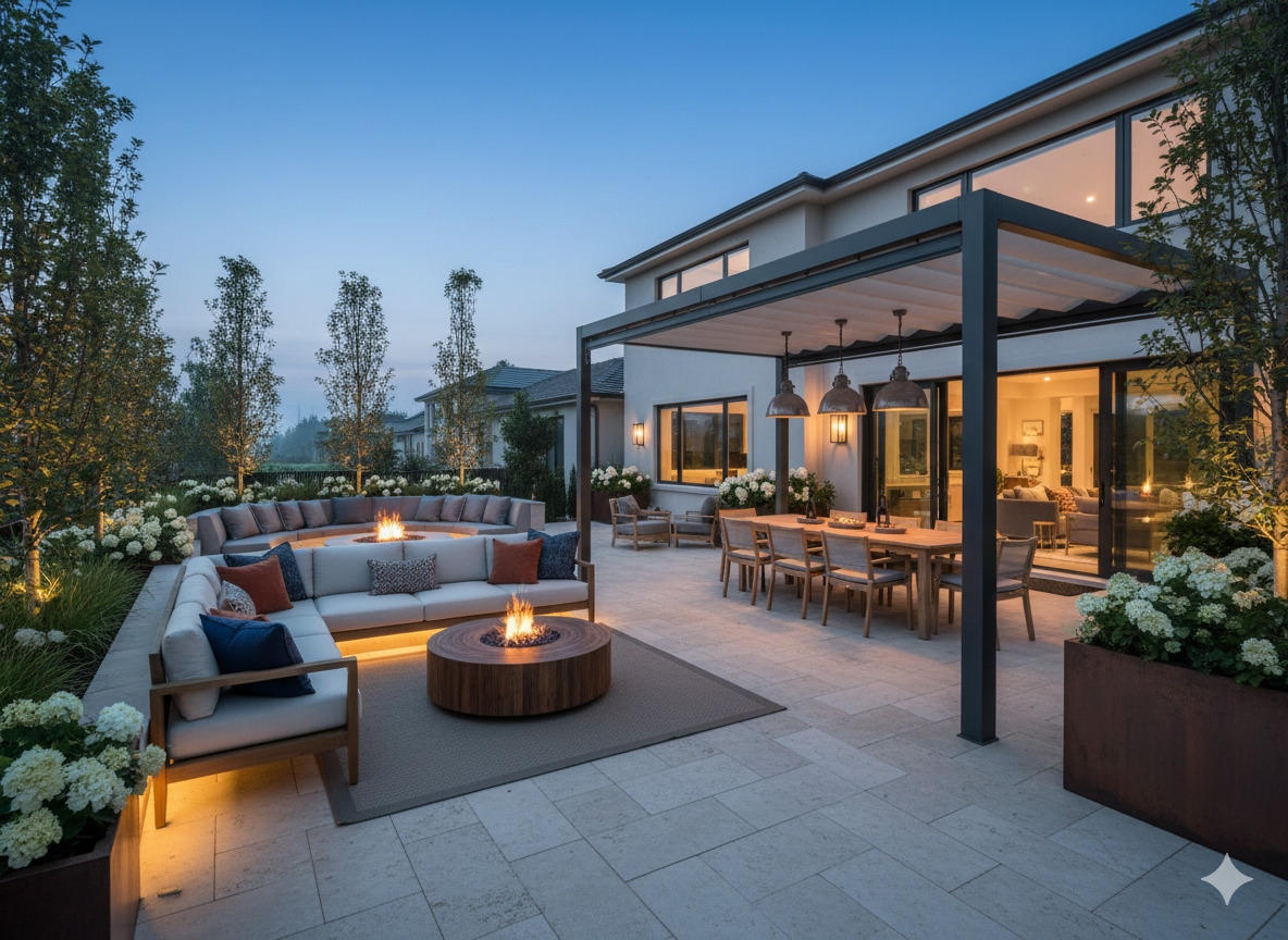 Outdoor living space design service